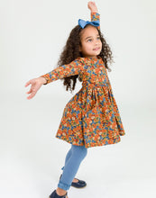 Load image into Gallery viewer, Golden Harvest Knit Long Sleeve Twirl Dress
